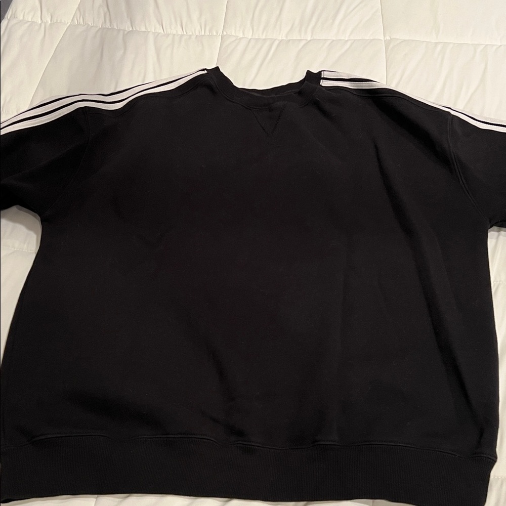 Cute Striped Sleeve F21 Sweatshirt